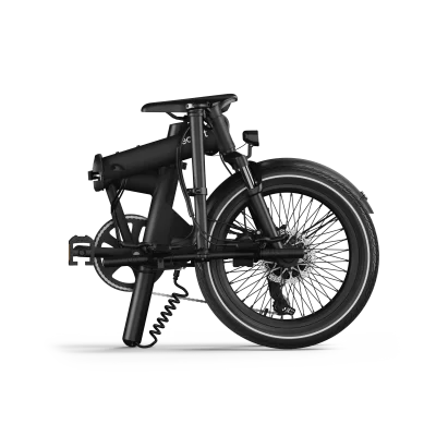Vélo pliant électrique Eovolt Afternoon noir : le compagnon idéal pour vos déplacements urbains et vos aventures en plein air.
